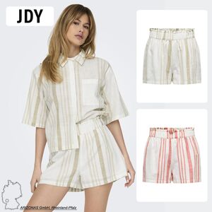 Shorts elastischer Bund gestreift lockere kurze Sommerhose