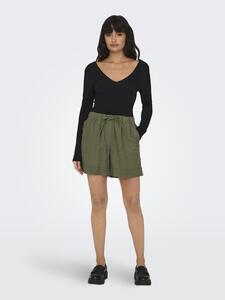 Shorts elastische Taille Kordelzug Seitentaschen bequem