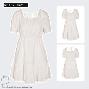 Kleid Trapezausschnitt Kurzarm Baumwolle kurz