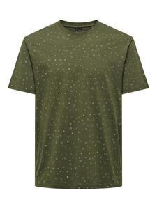 T-Shirt Rundhals Kurzarm Basic Baumwolle bequem