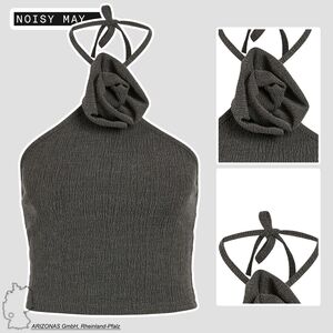 Top Eng anliegend Schluppenkragen rmellos verkrzt