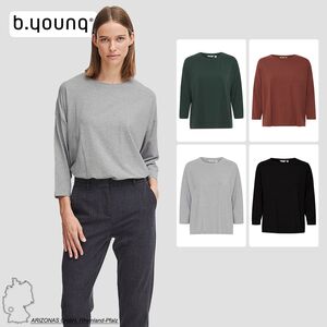 T-Shirt lockere Passform 3/4-�rmel gestricktes Design