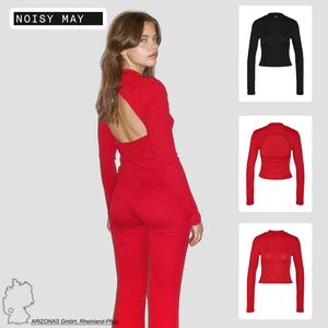 Langarmshirt eng geschnitten mit R�ckenausschnitt