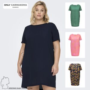 Kleid Regular Fit Allover Print Rundhals