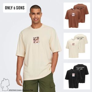 T-Shirt loose fit Rundhals Kurzarm Gummidruck