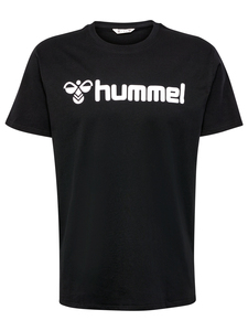 T-Shirt Regular Fit Stretch Rundhalsausschnitt Logo