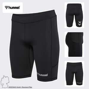 Shorts-Leggings Tight Fit atmungsaktiv reflektierend