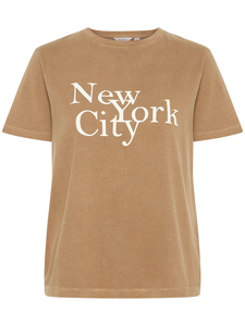 T-Shirt Relaxed Fit NYC Print Weich L�ssig