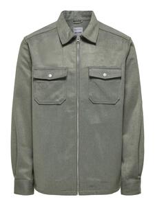 Hemdjacke Reiverschluss Brusttaschen Regular