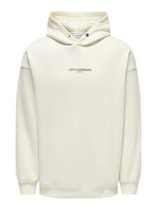 Hoodie langarm locker geschnitten Kapuzenpullover