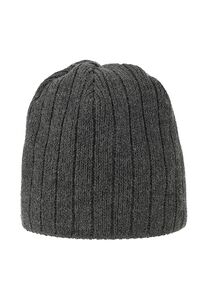Strick Beanie mit Fleece-Innenfutter und glatter Oberfl�che