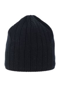 Strick Beanie mit Fleece-Innenfutter und glatter Oberfl�che