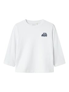 Weiches Longsleeve mit Traktor Motiv Stickerei Langarmshirt