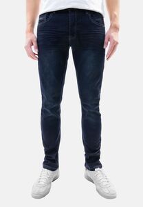 Feine Denim Jeans mit Kontrastn�hten und Design Falten