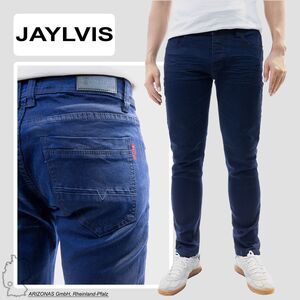 Jeans Semi-Slim Fit Knopfverschluss 5-Pocket