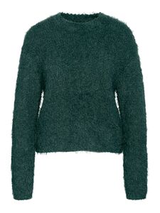 Strickpullover Relaxed Fit flauschiger Stoff