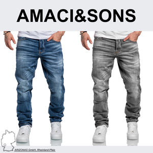 Herren Jeans Regular Fit Rei�verschluss  5-Pocket A&S