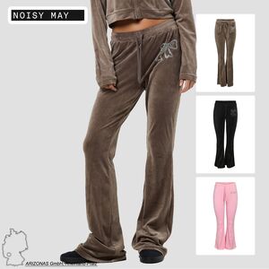 Hose Velours Hoher Bund Ausgestellt