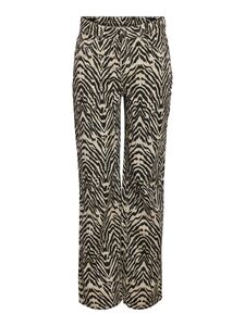 Straight Fit Jeans mit Zebra-Print Denim Stoffhose