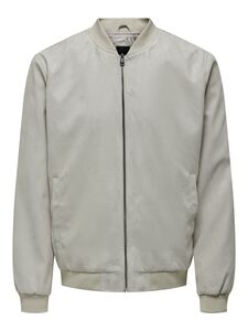Blouson Jacke Velours Design mit Bandkragen