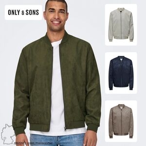 Blouson Jacke Velours Design mit Bandkragen