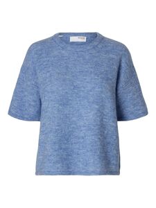 Strickpullover mit Merinowolle Edle Bluse mit halblangen �rmeln