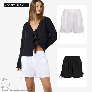 Leichte Shorts mit Kordelzug und elastischem Bund