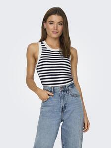 Geripptes Strick-Top ohne �rmel