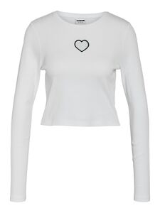 Crop Top Langarmshirt mit Cut-out