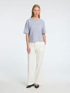 Strickjacke mit Knopfleiste Moderne Jacke f�r vielseitige Looks