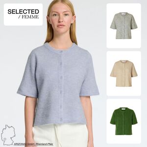 Strickjacke mit Knopfleiste Moderne Jacke fr vielseitige Looks