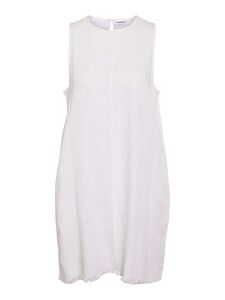 Leinen Kleid mit Fransen-Detail und modernem Schnitt