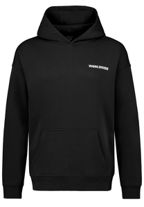 Kapuzenpullover mit K�ngurutasche und Logoprint