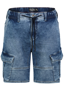 Cargo Bermudashorts Elastischer Bund und Kordelzug 
