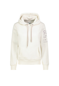 Kapuzenpullover mit K�ngurutasche und Logoprint