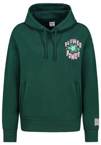 Hoodie mit Spread Your Love Schriftzug