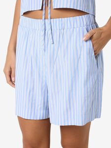 Gestreifte Shorts mit elastischem Bund