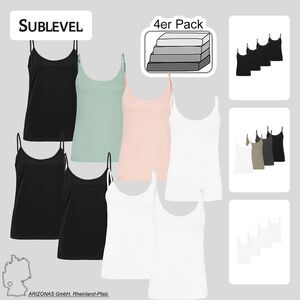 Basic Jersey Tanktop verstellbare Spaghettitr�ger 