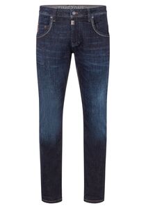 Herrenjeans mit geradem Schnitt und Taschen