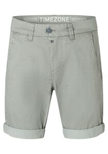 Chinoshorts mit G�rtelschlaufen und aufrollbarem Saum