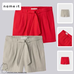 Leichter Sommer-Shorts mit Schleifenbindung und Taschen
