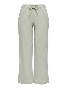 Palazzo Stoffhose mit weitem Bein und Kordelzug