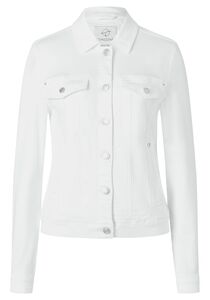 Jeansjacke mit Umlegekragen und Brusttaschen