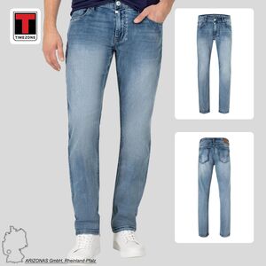 Slim-Fit Jeans mit Fade-Effekt und Stretch
