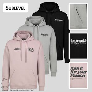 Hoodie mit Logoprint und K�ngurutasche