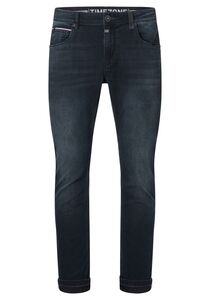 Slim Jeans mit umgeschlagenem Saum 
