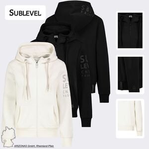 Hoodie mit Rei�verschluss und Logo-Print