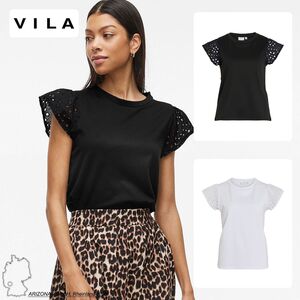 T-Shirt mit Lochmuster an den �rmeln