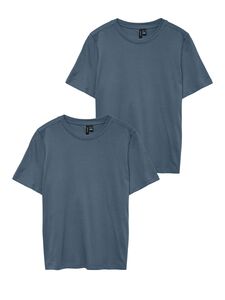 2er-SET Klassisches T-Shirt mit Rundhalsausschnitt