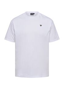 T-Shirt Dropped Shoulder mit Logo Stickerei